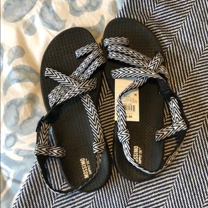 MOVING SALE NWT black Target hiking sandals